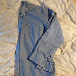 Mens Izod dress shirt size L